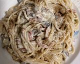 Foto del paso 5 de la receta: Espaguetis carbonara con roquefort