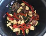 Gnocchi in Tomaten-Gemüsesauce mit Wildlachs Rezeptschritt 2 Foto