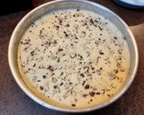 A picture of step 4 of Basbousa Mix Cake 🥰.