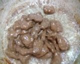 A picture of step 5 of Yellow Pepper Beef with Hoisin Sauce.