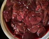 A picture of step 1 of Chicken Liver Fry.