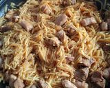 Foto del paso 5 de la receta: Fideos con salchichas frescas de cerdo y pavo