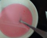 A picture of step 1 of Mango trifle delight.