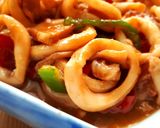 Foto langkah ke 3 dari resep Cumi Pedas Saus Tiram 🦑.