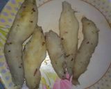 A picture of step 1 of Lazeez sakarkand.