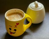A picture of step 5 of Indian Cappuccino without frother.