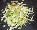 A picture of step 2 of Vegetable fried rice.