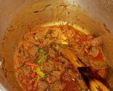A picture of step 7 of Beef Biryani.