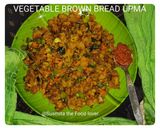A picture of step 6 of Vegetable brown bread upma.