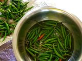 Green Chillies Pickle 'Zasar Pima