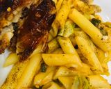 A picture of step 8 of Pasta with pepper steak 🥩.