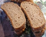 Serpenyőben sült, kolbászkrémes vegán melegszendvics 🌱 recept fázis 4 fotója
