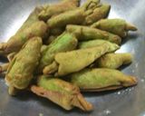 A picture of step 6 of Rj special Chilli fritters.