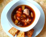 Foto langkah ke 4 dari resep Ayam Timun Kuah Kecap.