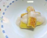 Foto langkah ke 9 dari resep Snack mpasi 11m + pisang bakar Fla santan.
