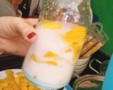 Hình bước làm 5 của món Sinh tố xoài