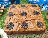 A picture of step 8 of Oreo & Chocolate Brownie 🍫🍫🍫.