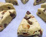 A picture of step 3 of Chocolate Almond Scones (Personal Notes).