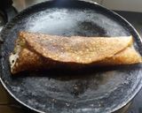 A picture of step 3 of Masala Dosa batata bhaji chutney.
