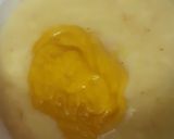 A picture of step 2 of Mango custard with caramel flavour.