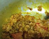 A picture of step 3 of Mutton Qeema, Green Bell Pepper And Onion.