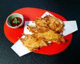 A picture of step 5 of Fried Green Papaya.