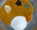 A picture of step 2 of Methi Aam Aachar (mango pickle).