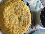 Tortilla de patatas con cebolla