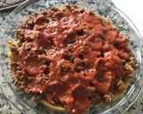 Foto del paso 1 de la receta: Pastel de panquecas y carne