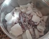 Foto del paso 6 de la receta Calamares en salsa sin ajo con arroz tres delicias