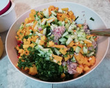 Foto del paso 3 de la receta: Ensalada de atún con mango 🐟🥗