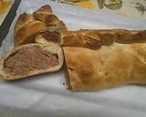 Foto del passaggio 6 della ricetta Polpettone avvolto in un impasto per pane pizza 😉