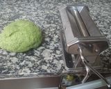 Foto del paso 6 de la receta: Papardelle de Espinaca con Sémola Cortados a Cuchilla (apto diabéticos)