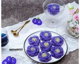 Foto langkah ke 9 dari resep Kue Mawar Tapioka Bunga Telang.