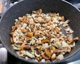 Une image de l'étape 11 de Lentilles Vertes aux Champignons Bruns.