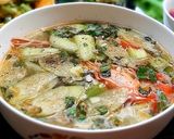 Hình bước làm 2 của món Bữa cơm nhà có món tôm càng xanh