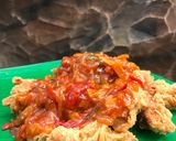 Foto langkah ke 4 dari resep Ayam Crispy Saus Asam Pedas Manis.