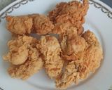 Foto langkah ke 6 dari resep Ayam goreng krispi a.k.a Fried chiken ala kaki lima(dengan tepung serbaguna).