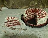 Vörösbársony torta (Red Velvet)🍰 recept fázis 7 fotója