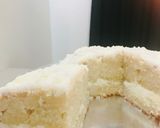 A picture of step 7 of White coconut cake.