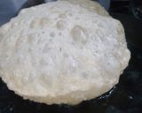 A picture of step 6 of Soft Puri with Aloo ki bhujiya, Kheer & achar.
