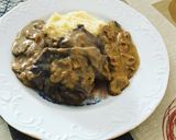 Foto del paso 12 de la receta Solomillo de ternera en salsa de setas y puré de patata