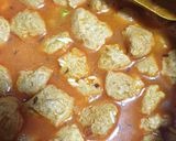 A picture of step 9 of Soya chunks and peas pulao.