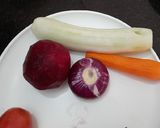 मिक्स वेजिटेबल सलाद (Mix vegetable salad recipe in hindi) रेसिपी चरण 1 फोटो