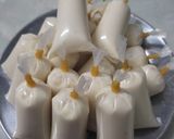 Hình bước làm 3 của món Sữa chua cam :