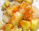 A picture of step 9 of Street Style ShakerKandi (roasted sweet potato on Tawa).