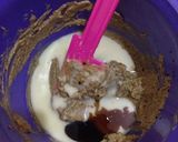 Foto langkah ke 3 dari resep Choco Oatmeal Condensed Milk Cookies (Tanpa Telur).