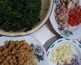 Foto langkah ke 1 dari resep Tumis Daun Singkong Teri Tempe.
