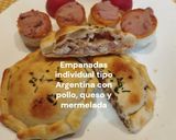 Foto del paso 11 de la receta Empanadas individual tipo Argentina con pollo, queso y mermelada
