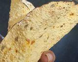 A picture of step 2 of Papad Bhelpuri.
